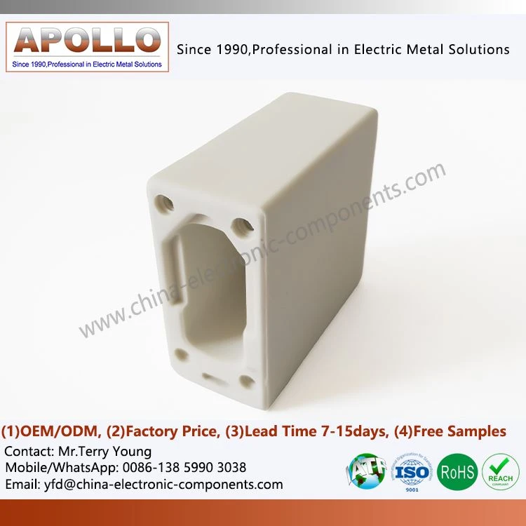 Electrical Alumina Square Ceramic Tube For Fuse