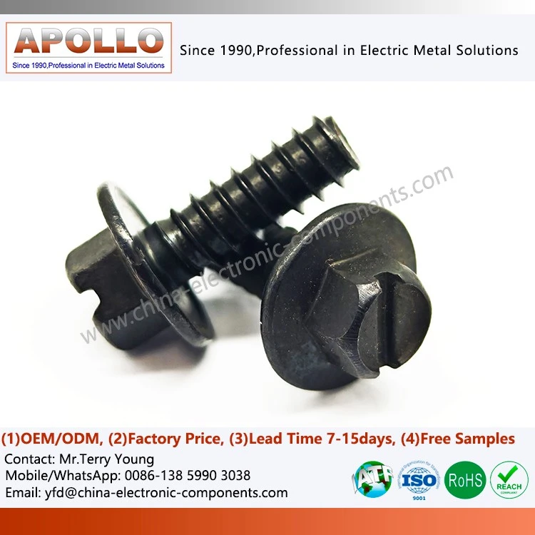 Hex Head Screws with Washers Attached