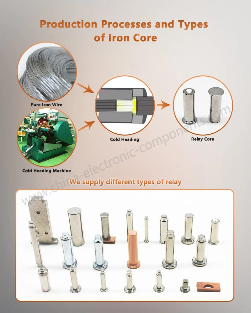 Production Processes and Types of pure iron relay cores Production Processes and Types of pure iron relay cores