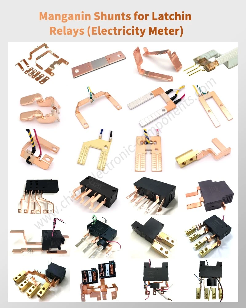 Manganin Shunts for Latching Relays Electricity Meter Manganin Shunts for Latching Relays Electricity Meter