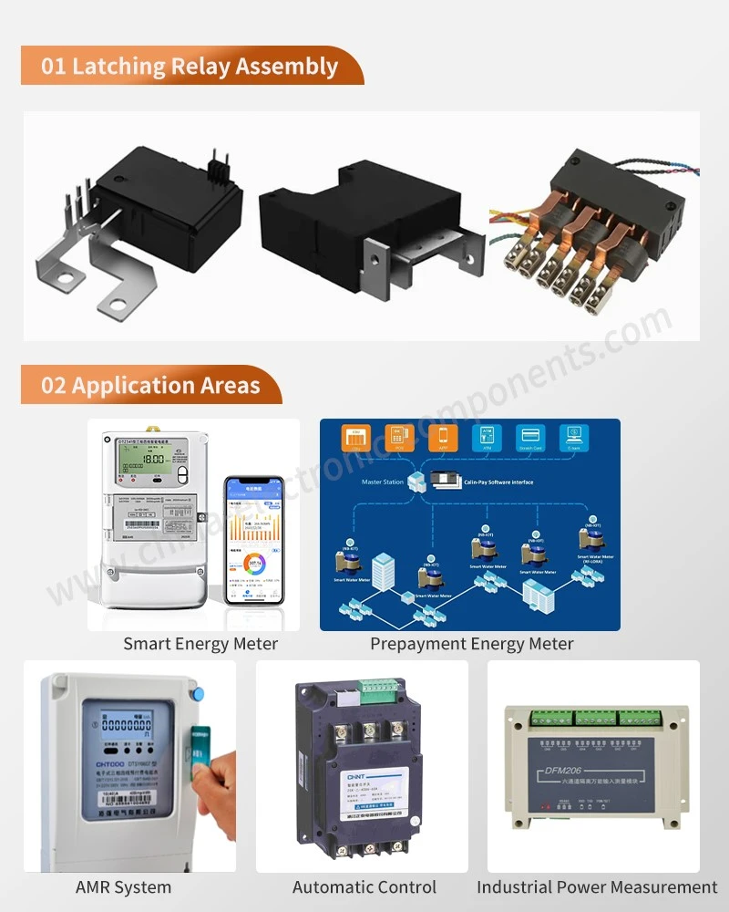 Application Areas for Latching Relay Parts Application Areas for Latching Relay Parts